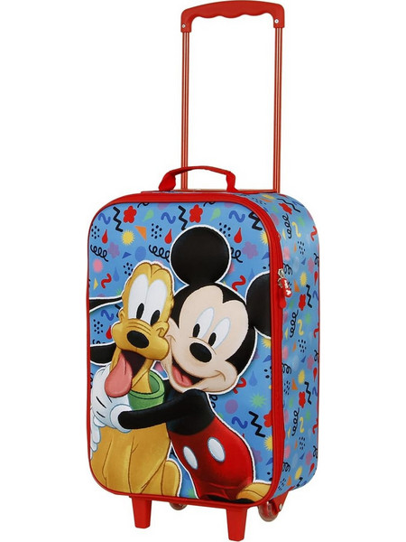 Karactermania Mickey 0025710 Παιδική Βαλίτσα Καμπίνας 52x33x17cm με 2 Ρόδες Γαλάζια
