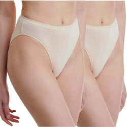 Walk Ψηλόμεσα Γυναικεία Slip Μπεζ 2Pack W2033-1919