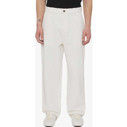 Dickies Ανδρικό Τζιν Παντελόνι Loose Εφαρμογή Λευκό DK0A4YECW-HX1