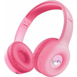 Trust Nouna 25274 Ασύρματα Bluetooth Παιδικά Ακουστικά On Ear Ροζ