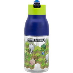 Stor Minecraft Παιδικό Παγούρι Πλαστικό BPA Free Navy Μπλε 420ml