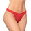Milena By Paris Γυναικείο Sexy String με Δαντέλα Κόκκινο 7642