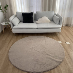 Anna Riska Felicity Χαλί Στρογγυλό Shaggy 160cm 433545 Linen