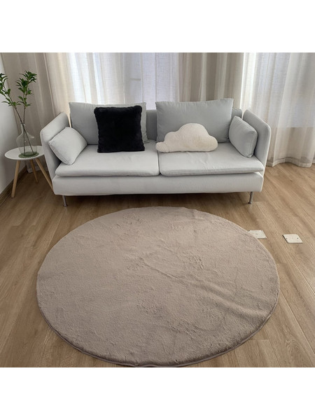 Anna Riska Felicity Χαλί Στρογγυλό Shaggy 160cm 433545 Linen