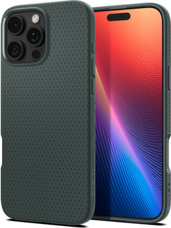 Spigen Liquid Air Back Cover Abyss Green (iPhone 16 Pro Max)