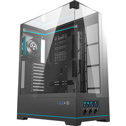 Darkflash DY450L Pro with Fans Black Gaming Midi Tower Κουτί Υπολογιστή RGB με Πλαϊνό Παράθυρο