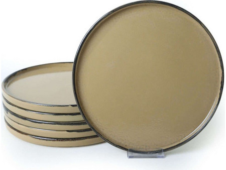 Hermia Πιάτα Ρηχά Κεραμικά 27cm 6τμχ 275KRM2440