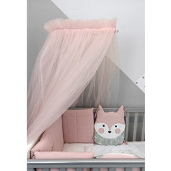 Baby Star Elegant Κουνουπιέρα Κούνιας Ροζ 900x180cm