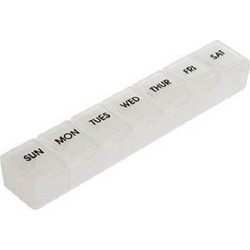 Alfacare AC-660A Εβδομαδιαία Θήκη Χαπιών 7 Θέσεων Διαφανής