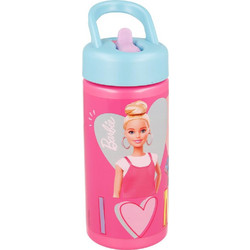 Stor Barbie Παιδικό Παγούρι Πλαστικό BPA Free Φούξια 410ml