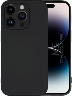 Sonique My Colors Silicone Back Cover Black (iPhone 14 Pro Max)