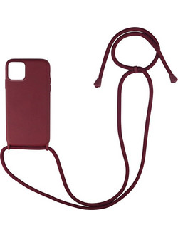 Sonique Carryhang Back Cover Burgundy (iPhone 12 Pro Max)