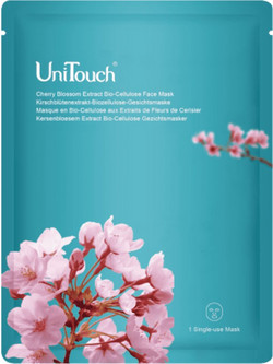 Cherry UniTouch Cherry Blossom Extract Sheet Μάσκα Προσώπου για Ενυδάτωση με Αλόη 26ml