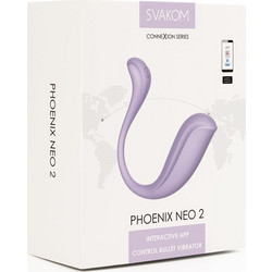Svakom Connexion Phoenix 2 Διπλός Δονητής 11.8cm Μωβ