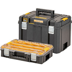 DeWALT DWST83520-1 Βαλίτσα Εργαλείων Πλαστική με Ταμπακιέρα Αδιάβροχη