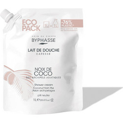Byphasse Caresse Coconut Κρεμώδες Αφρόλουτρο Refill 1lt