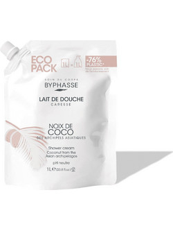 Byphasse Caresse Coconut Κρεμώδες Αφρόλουτρο Refill 1lt