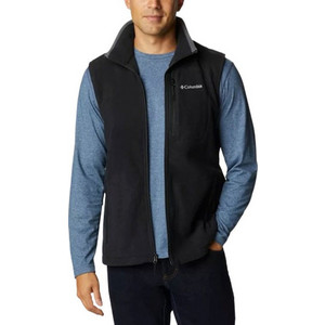 Columbia Fast Trek(TM) Fleece Αμάνικο Αθλητικό Ανδρικό Μπουφάν Softshell Μαύρο AM1056-015 Columbia Fast Trek(TM) Fleece Αμάνικο Αθλητικό Ανδρικό Μπουφάν Softshell Μαύρο AM1056-015