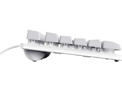 Trust GXT 833 Thado Gaming Πληκτρολόγιο TenKeyLess RGB White