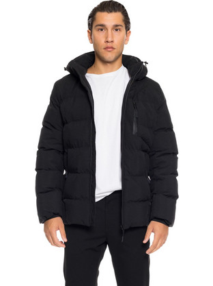 Biston Ανδρικό Μπουφάν Χειμωνιάτικο Puffer Μαύρο 52-201-061