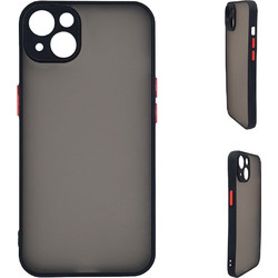 Sonique Color Button Bumper Black (iPhone 15 Plus)