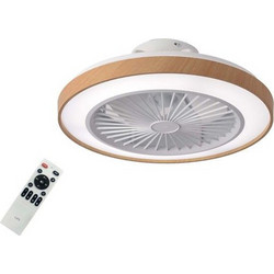 Life Libeccio 2 Ανεμιστήρας Οροφής 50cm 20W με Φως & Τηλεχειριστήριο Λευκός