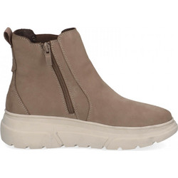 Caprice Γυναικεία Μποτάκια Chelsea Πλατφόρμα Suede Μπεζ 9-25414-43-334