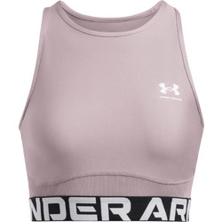 Under Armour HeatGear Αθλητικό Μπουστάκι με Υψηλή Στήριξη & Ελαφριά Ενίσχυση Nude 1388694-015