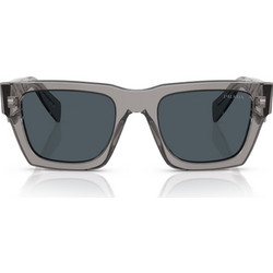 Prada PRA06S 16Z70B Ανδρικά Γυαλιά Ηλίου Τετράγωνα Κοκάλινα Γκρι με Μαύρο Φακό