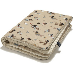 La Millou Pierre The Dog Κουβέρτα Αγκαλιάς Βελουτέ 80x100 Εκρού 103.03341