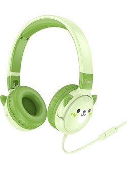 Hoco W61 Ενσύρματα Παιδικά Ακουστικά On Ear Κίτρινα