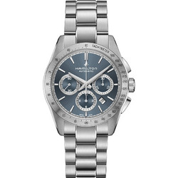 Hamilton Jazzmaster Ανδρικό Ρολόι Χρονογράφος Αυτόματο με Ασημί Μεταλλικό Μπρασελέ H36656140