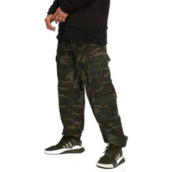 Brandit Ανδρικό Παντελόνι Cargo Joggers Loose Εφαρμογή Χακί WOODLAND100310
