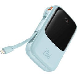 Baseus Qpow Pro Power Bank 20000mAh 20W με Θύρα USB-A & Θύρα USB-C Quick Charge 3.0 & Power Delivery Blue
