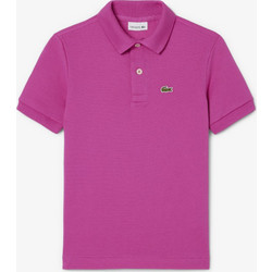 Lacoste Παιδικό Polo Κοντομάνικο Φούξια PJ2909-I1L