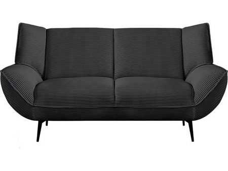 Woodwell Emerald Διθέσιος Καναπές Μαύρος 172x88x82cm Ε9418,32