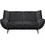Woodwell Emerald Διθέσιος Καναπές Μαύρος 172x88x82cm Ε9418,32