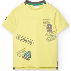 Boboli Παιδικό T-Shirt Κοντομάνικο Κίτρινο 501219-4711