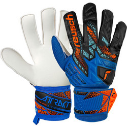 Reusch Attrakt Solid Γάντια Τερματοφύλακα Μπλε Μαύρα Πορτοκαλί 5570515-4467