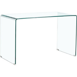 PoliHome Crystal Γραφείο Γυάλινο 120x60x75cm 162799529