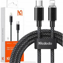 Mcdodo CA-3660 Braided USB-C to Lightning Cable 36W 1.2m Black