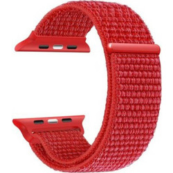 Ksix Comfy Λουράκι Υφασμάτινο Red (Apple Watch 42 / 44 / 45 / 49mm)