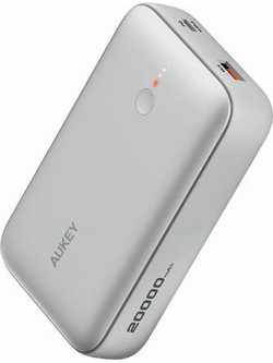 Aukey Spark Mini Power Bank 20000mAh 20W Grey