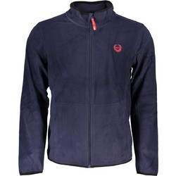 Gian Marco Venturi Ανδρική Ζακέτα Fleece με Φερμουάρ Navy Μπλε AU01531