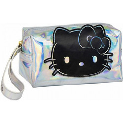 Cerda Hello Kitty 2500003318 Παιδικό Νεσεσέρ Ταξιδίου 18x8.5x11cm Ασημί