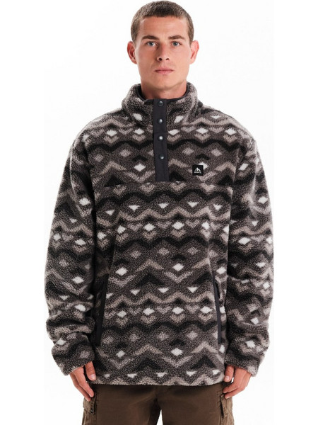 Basehit Ανδρικό Φούτερ Fleece με Τσέπες Ανθρακί 242.BM280.13PR-PR470