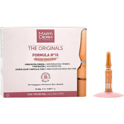 MartiDerm The Originals Formula No10 Αντιγηραντικό Ενυδατικό Serum Προσώπου για Σύσφιξη με Βιταμίνη C SPF30 10x2ml