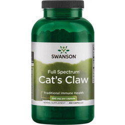 Swanson Cat's Claw 500mg 250 Κάψουλες