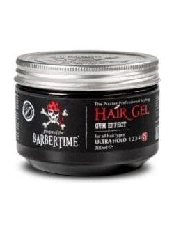 Barbertime Gum Effect Gel Μαλλιών Ανδρικό Πολύ Δυνατό Κράτημα 300ml