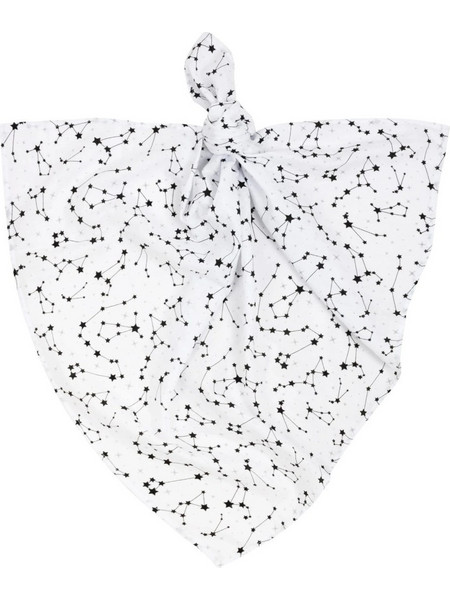 Jukki Constellation Πάνα Αγκαλιάς από Μουσελίνα Λευκή 100x75cm